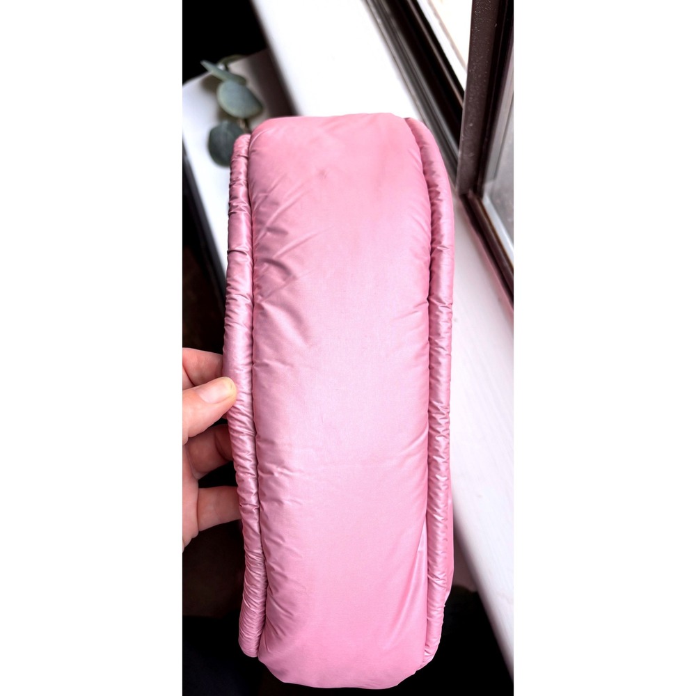 Wildfox Puffer Crossbody Bag Rose Clair Pink Padded Rope Strap HBWF-224-0056-71 - Picture 8 of 9